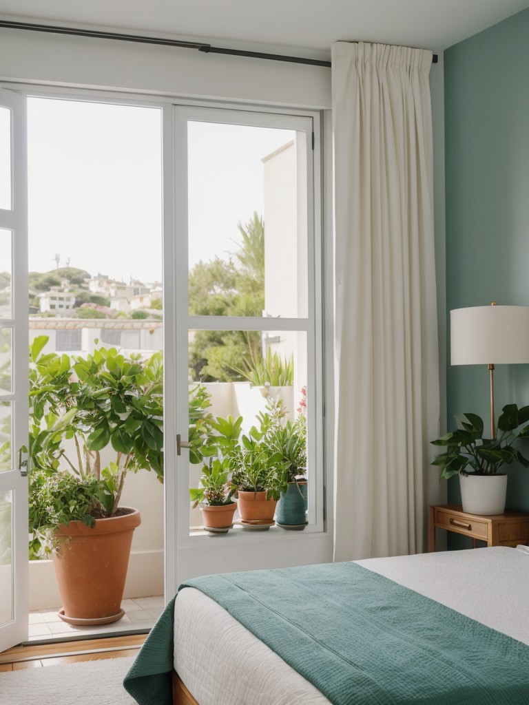 Create a Mediterranean Oasis in Your Bedroom with Plants and Flowers!