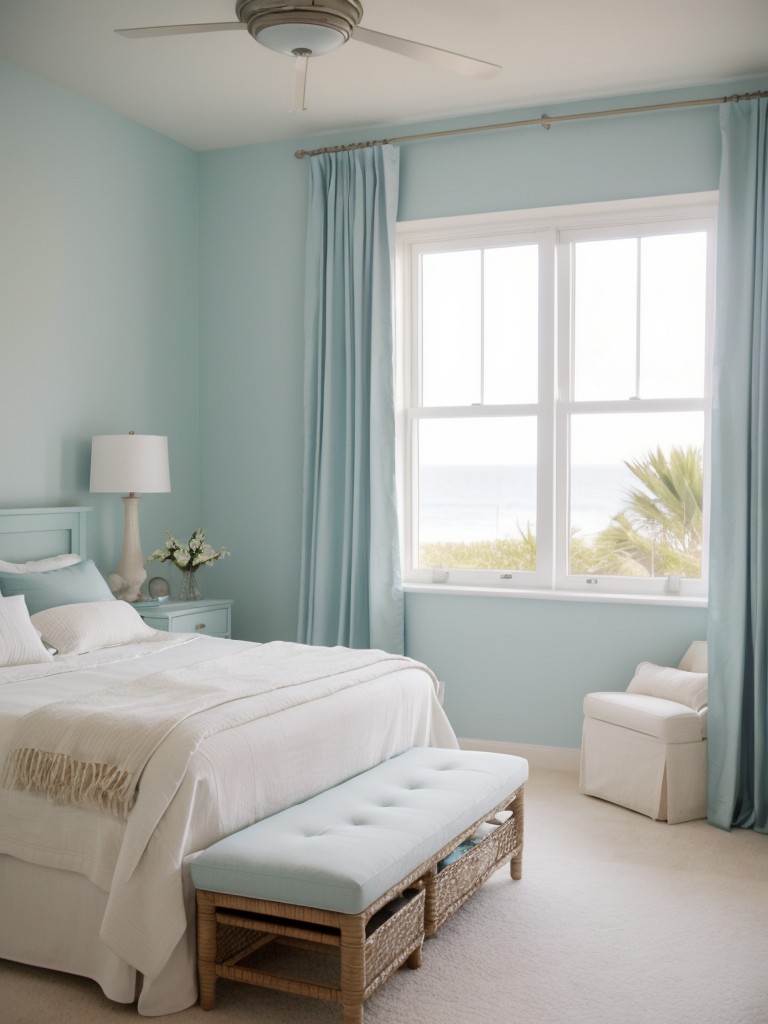 Serene Seaside Vibes: Mediterranean Apartment Bedroom Inspiration