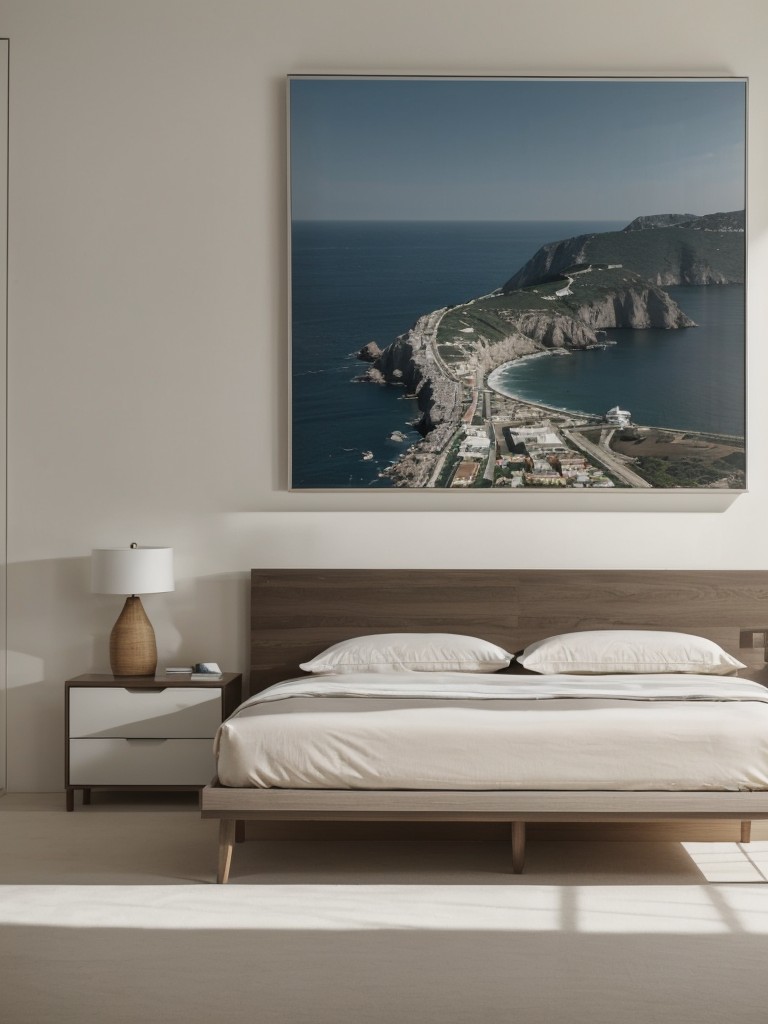 Minimalist Mediterranean Vibes for Your Bedroom! Create a Sleek and Contemporary Oasis.