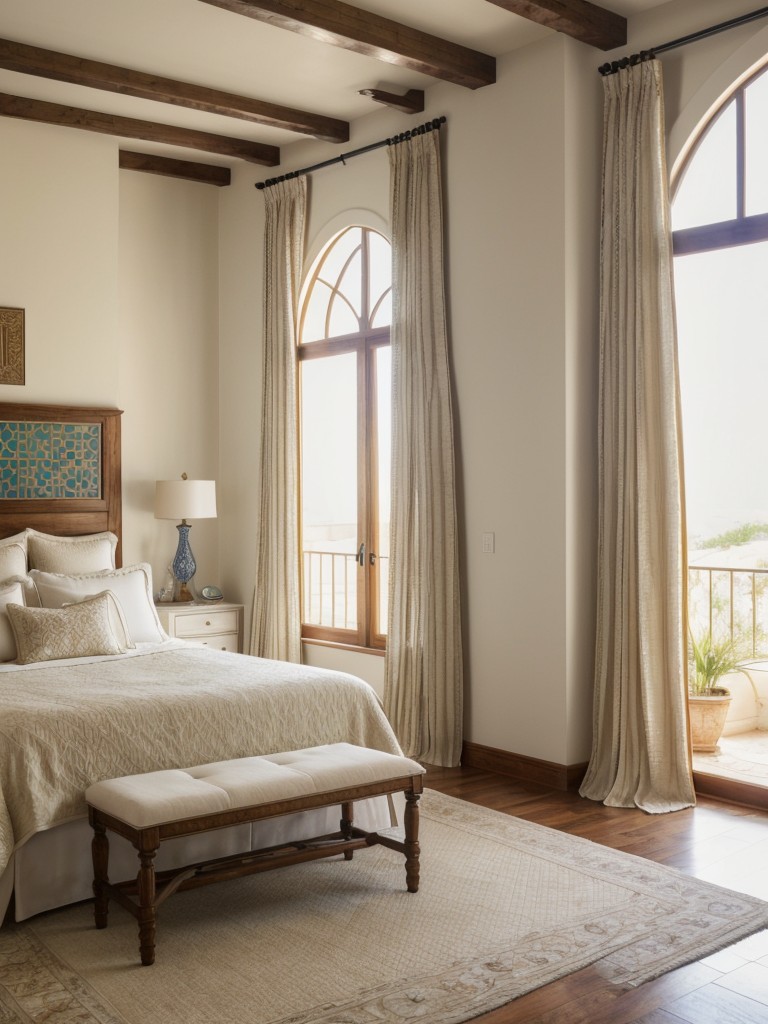 Mediterranean Oasis: Transform Your Bedroom with Serene & Sophisticated Design!