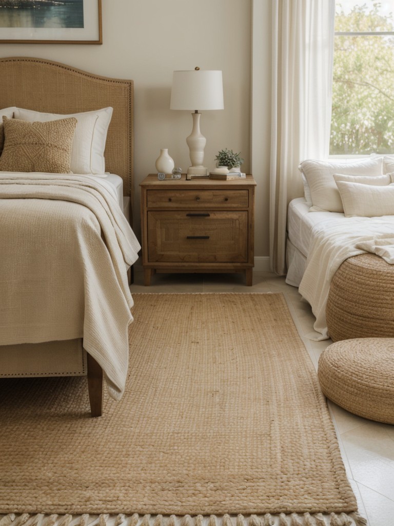 Add Warmth and Charm with a Textured Jute Rug