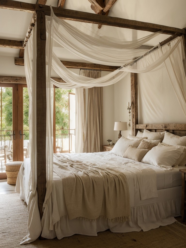 Create a Dreamy Mediterranean Bedroom with a Canopy Bed