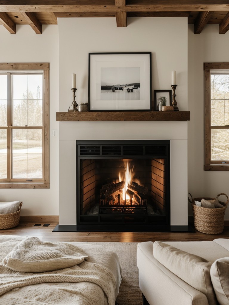 Cozy Farmhouse Bedrooms: Fireplaces for a Charming Atmosphere!