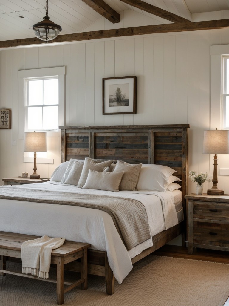 Stunning Farmhouse Bedroom Inspiration: Statement Pieces for a Focal Point!