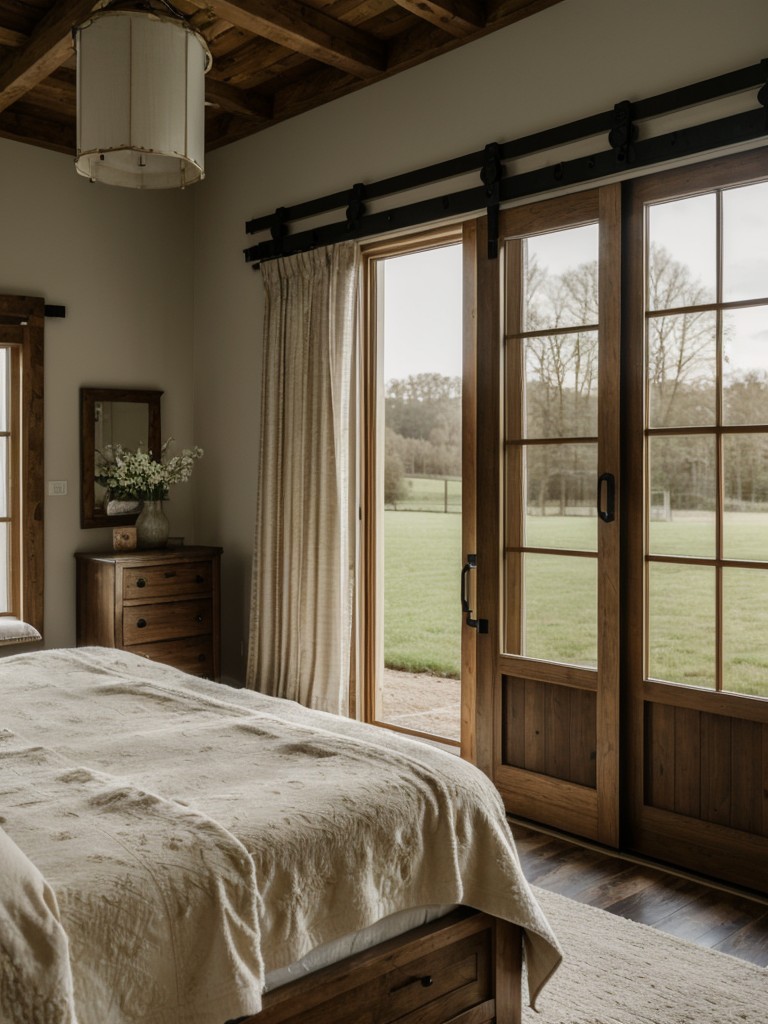 Country Chic: Transform Your Bedroom with Barn-Style Sliding Doors