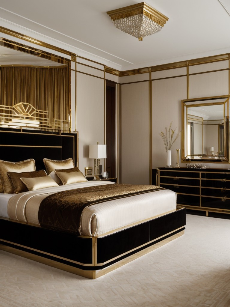 Art Deco Bedroom: Sleek Lines & Luxurious Touches for a Glamorous Space