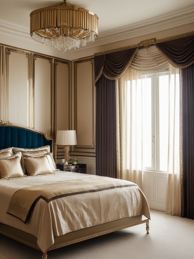 Create a Luxe Art Deco Bedroom with Jewel-Toned Décor!