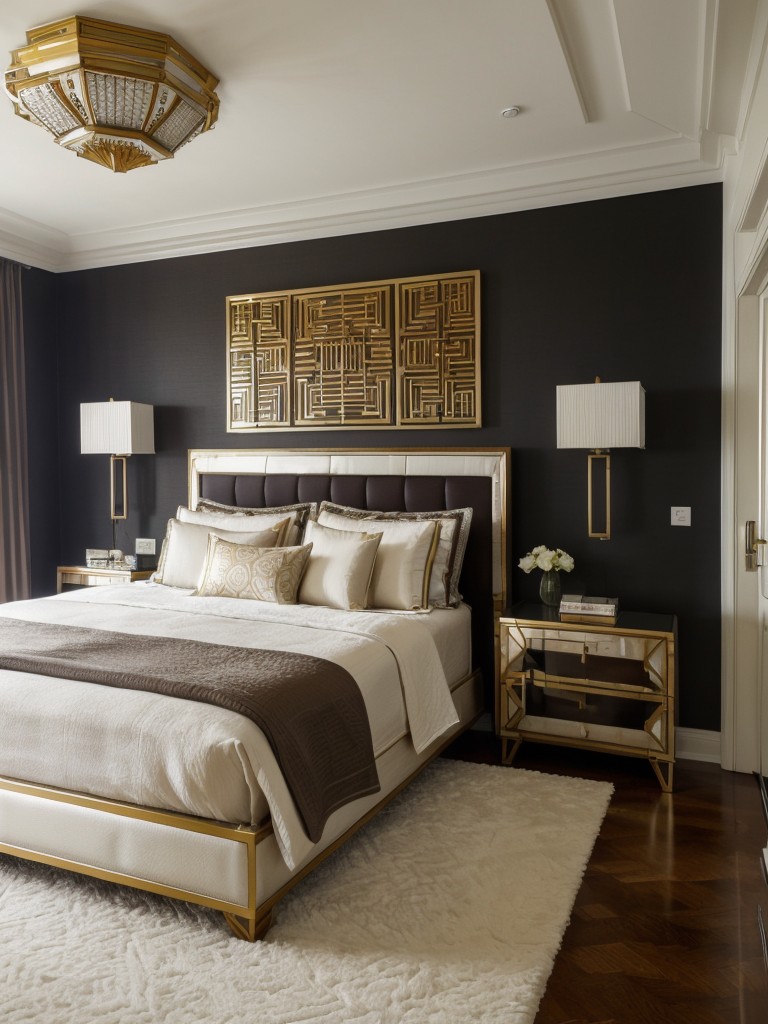 Art Deco Bedroom: Luxury & Elegance with Statement Art