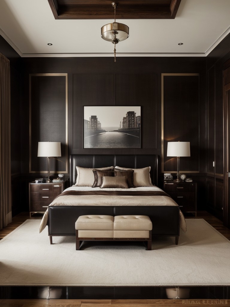 Stylish Art Deco Bedroom Ideas for a Masculine Charm