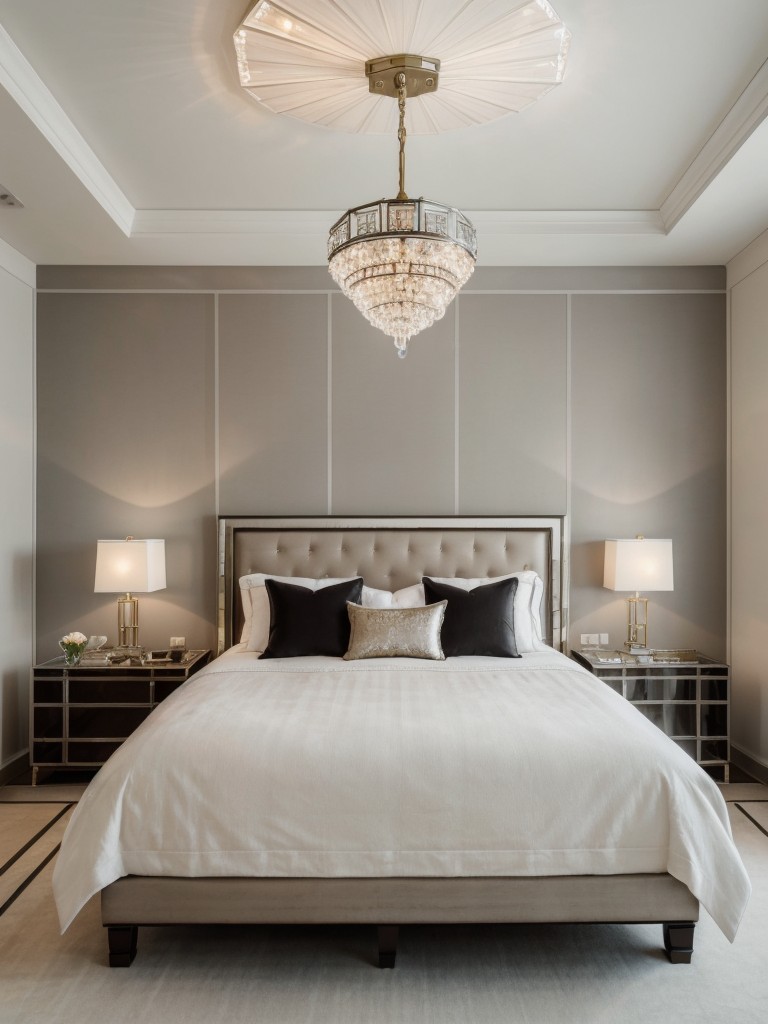 Art Deco Bedroom: Stylish Lighting Ideas for a Chic Apartment