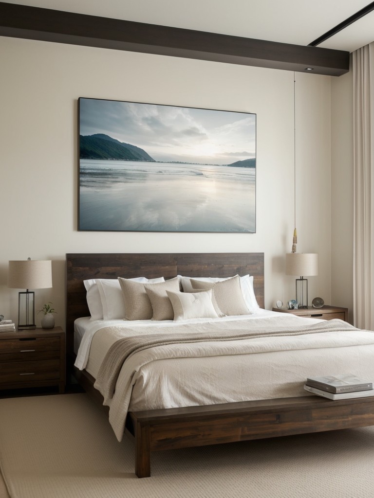 Stunning Bedroom Gallery Wall Ideas for a Zen Apartment Retreat