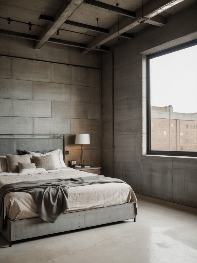 Industrial Chic Bedroom: Embrace Raw & Edgy Decor