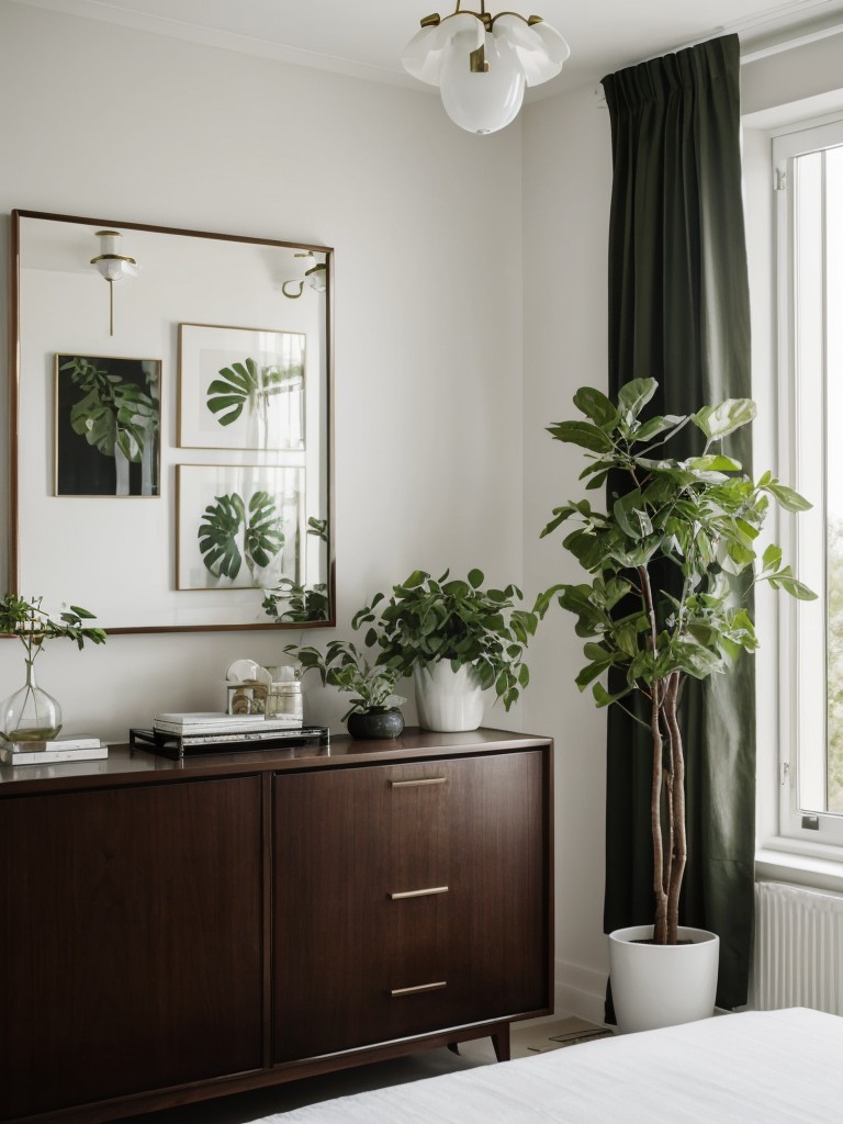 Bringing Nature Indoors: Chic Art Deco Apartment with Leafy Touches