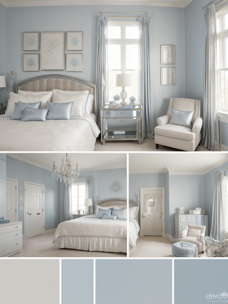 Sky-inspired Bedroom: Light & Airy Color Scheme for a Dreamy Space