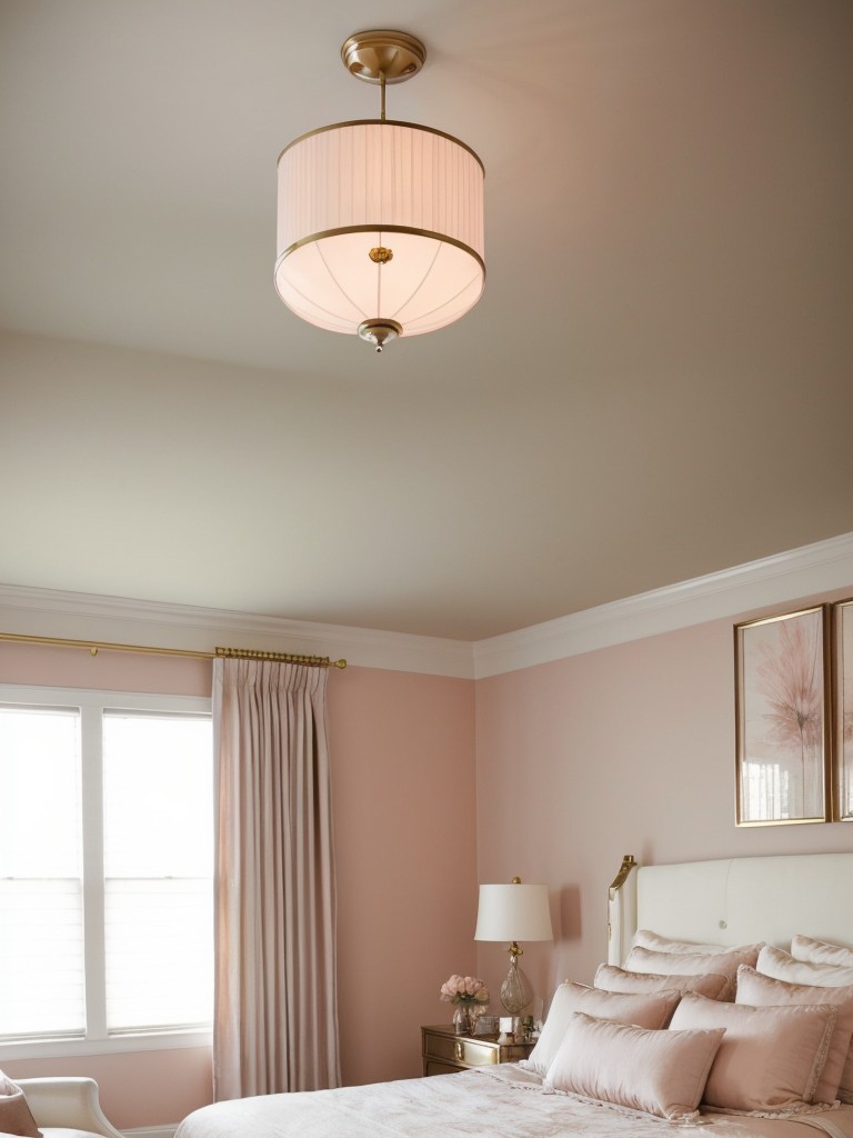 Romantic & Dreamy Art Deco Bedroom Colors. Blush, cream, & gold for a timeless & elegant vibe.