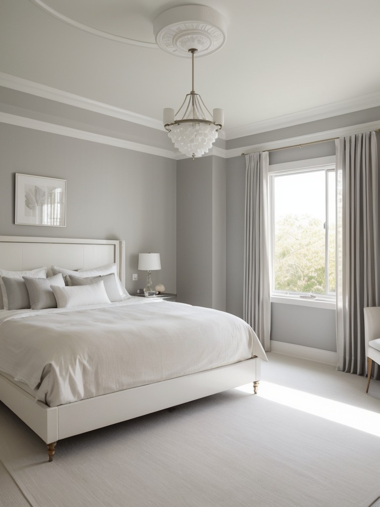 Serene Art Deco Bedroom Colors: Pure & Simple