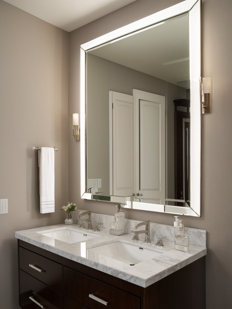 Add Glamour to Your Bedroom with a Mirrored Vanity