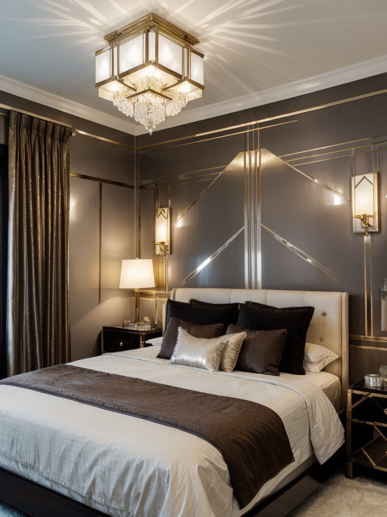 Glamorous Art Deco Bedroom: Old Hollywood Vibes at Home