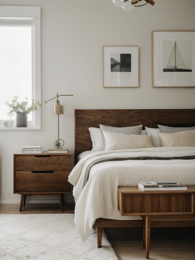 Art Deco meets Scandinavian: Create a calming and minimalist bedroom sanctuary in your apartment!