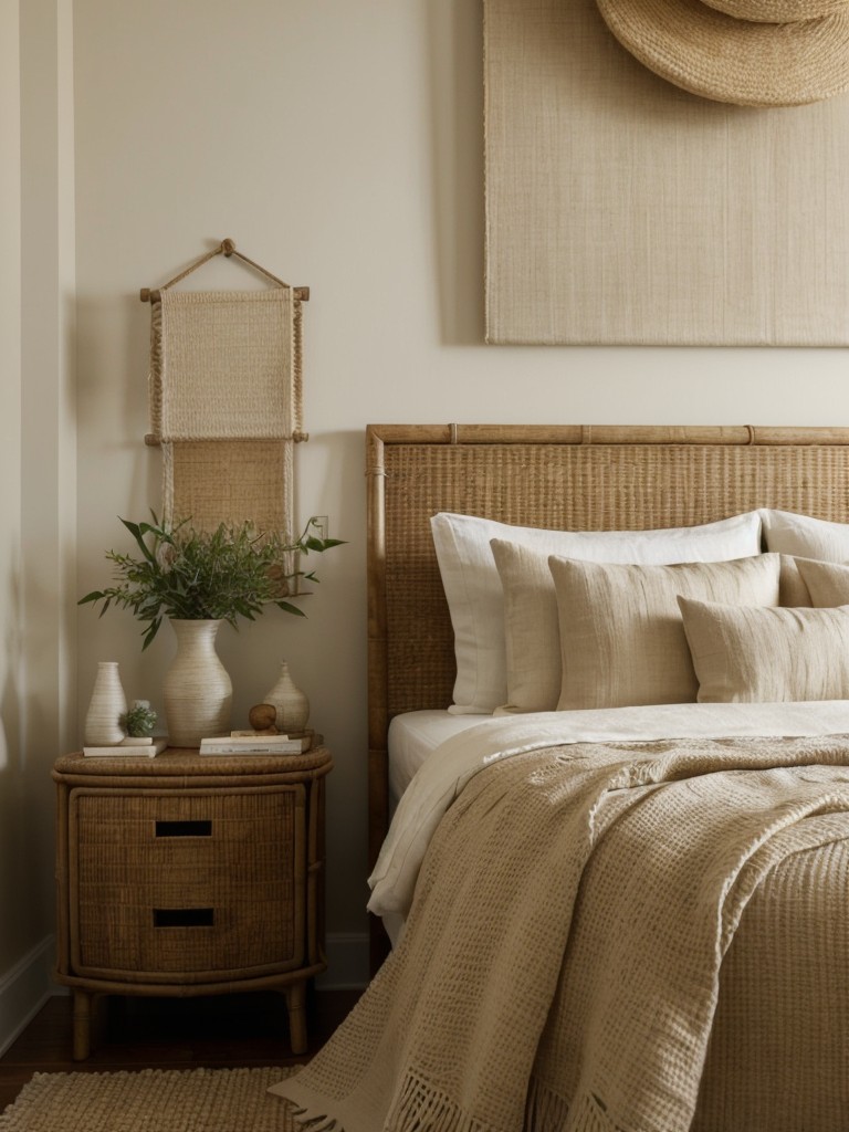 Art Deco Vibes: Transform Your Bedroom with Organic Textures!