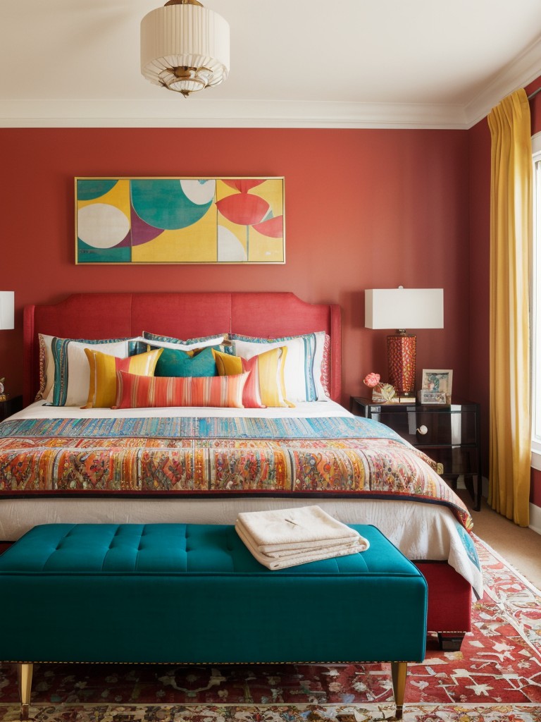 Art Deco Bedroom Inspiration: Bold & Vibrant Apartment Décor!