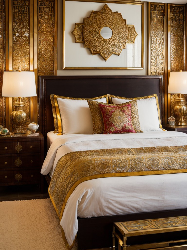 Moroccan-Inspired Bedroom Bliss: Elevate Your Space with Art Deco Elements!