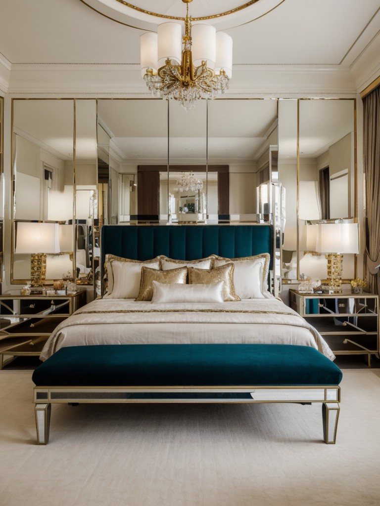 Create an Opulent Art Deco Bedroom with Hollywood Regency Style