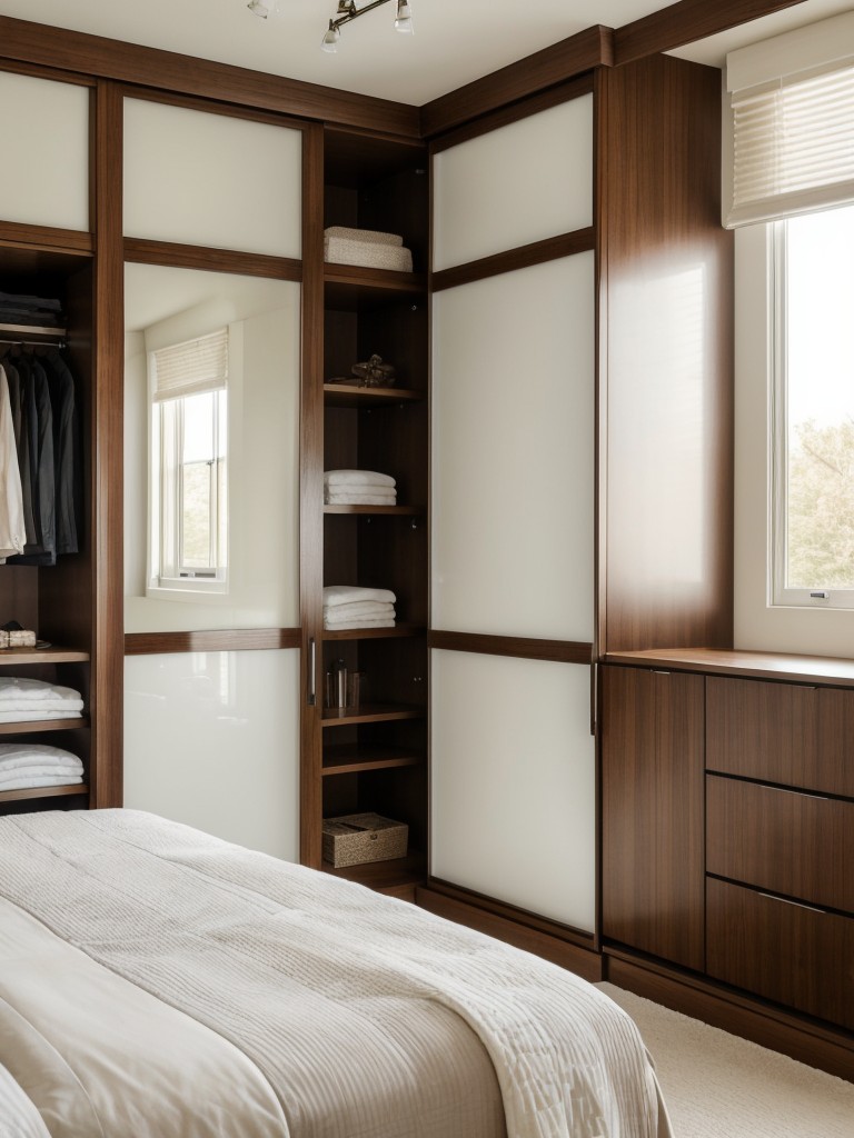 Maximize Bedroom Storage with Art Deco Wardrobe