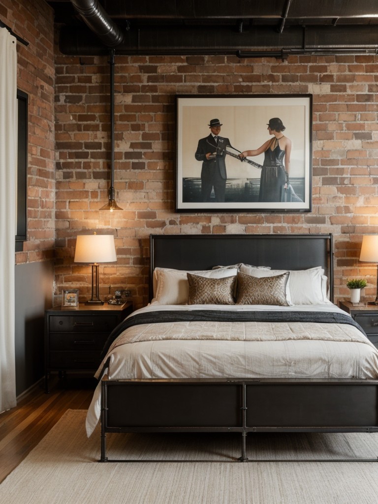 Bringing the 1920s to Your Bedroom: Industrial Chic Loft Vibes