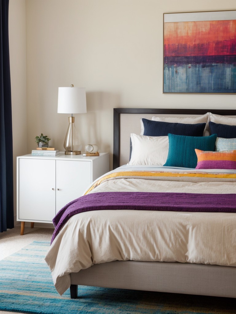 Apartment Bedroom Makeover: Add Color & Personality!