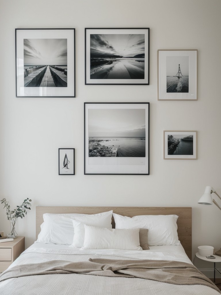 Minimalist Bedroom Inspiration: Create a Gallery Wall for a Personalized Touch