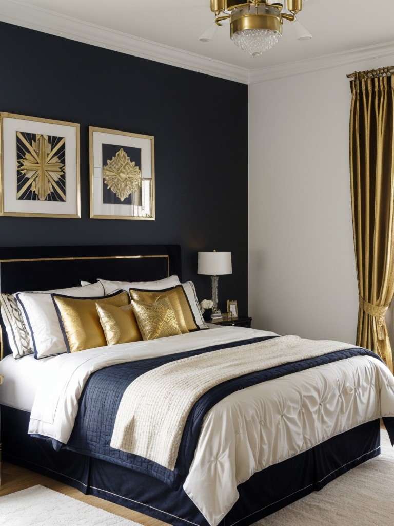 Vintage Art Deco Bedroom - Bold and Glamorous Color Schemes!