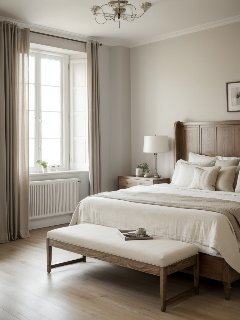 Vintage-inspired Art Deco Bedroom: Light & Airy Scandinavian Vibes!