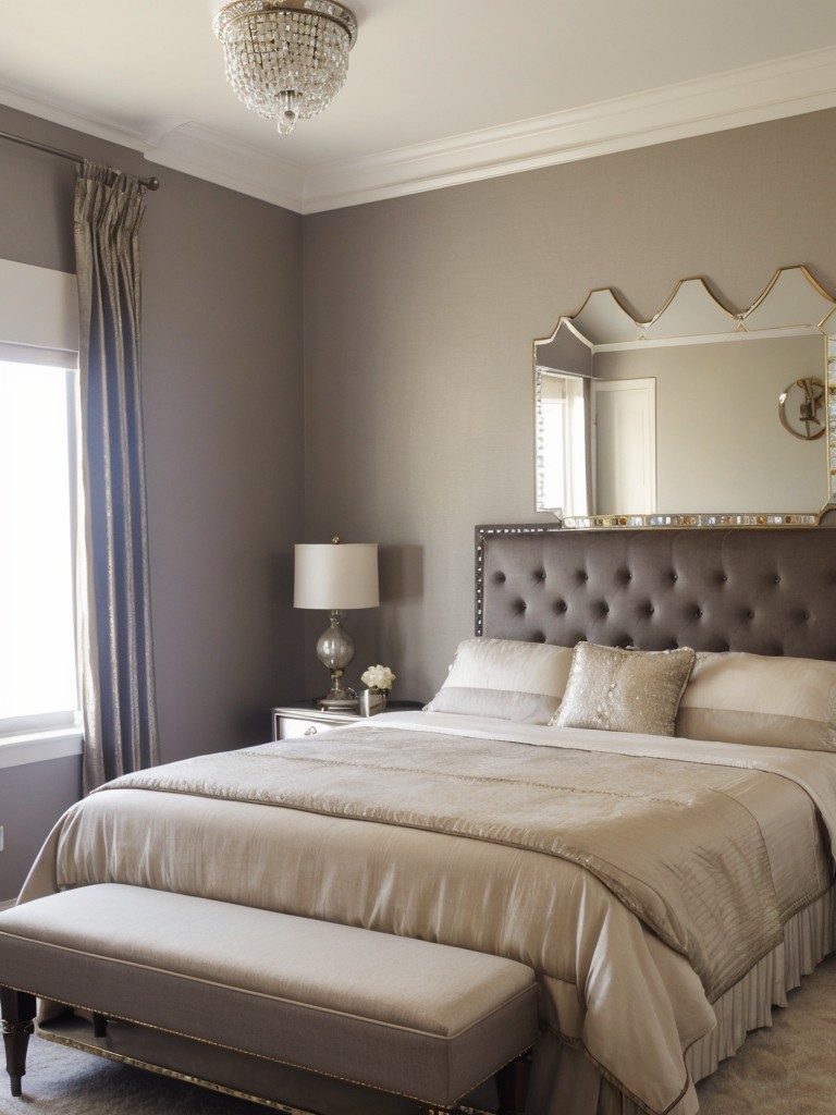 Art Deco Glamour: Upgrade Your Bedroom with Shimmering Upholstered Headboards