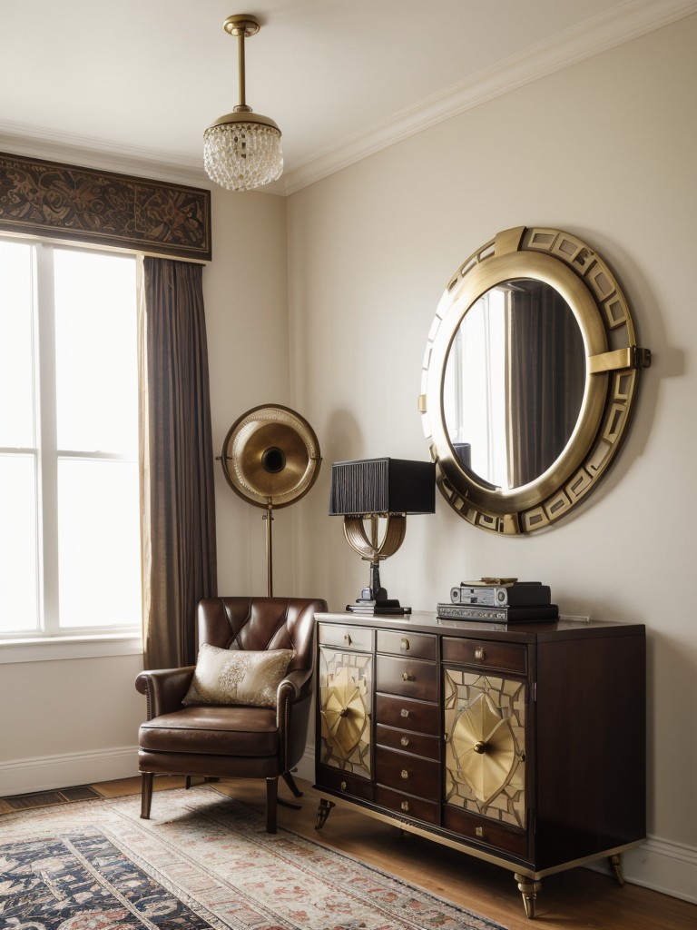 Get the 20s vibe in your apartment with Art Deco bedroom decor!