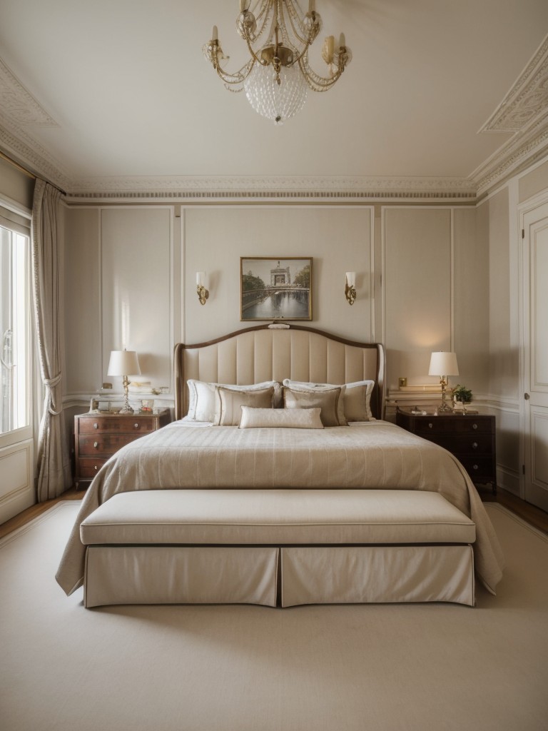 Create a Parisian Retreat in Your Apartment with Art Deco Bedroom Decor