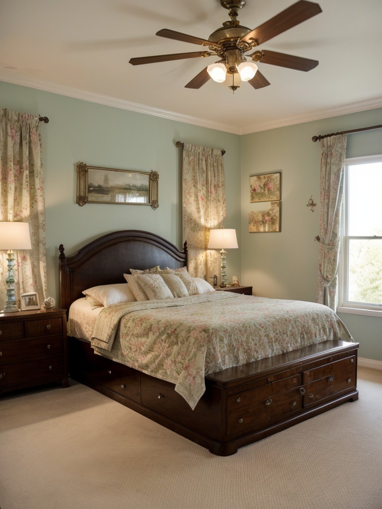 Vintage charm meets shabby chic: Create an Art Deco-inspired bedroom