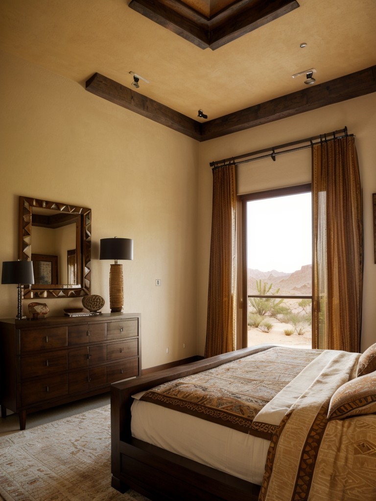 Desert-inspired Bedroom: Warm & Adventurous Earthy Tones