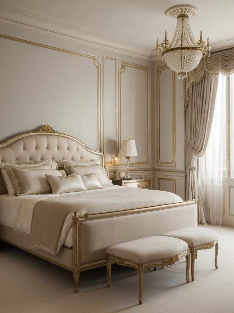 Romantic Art Deco Bedroom: Elegance meets Parisian luxury!