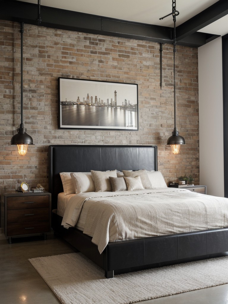 Urban Loft Vibes: Art Deco Glamour in Your Bedroom