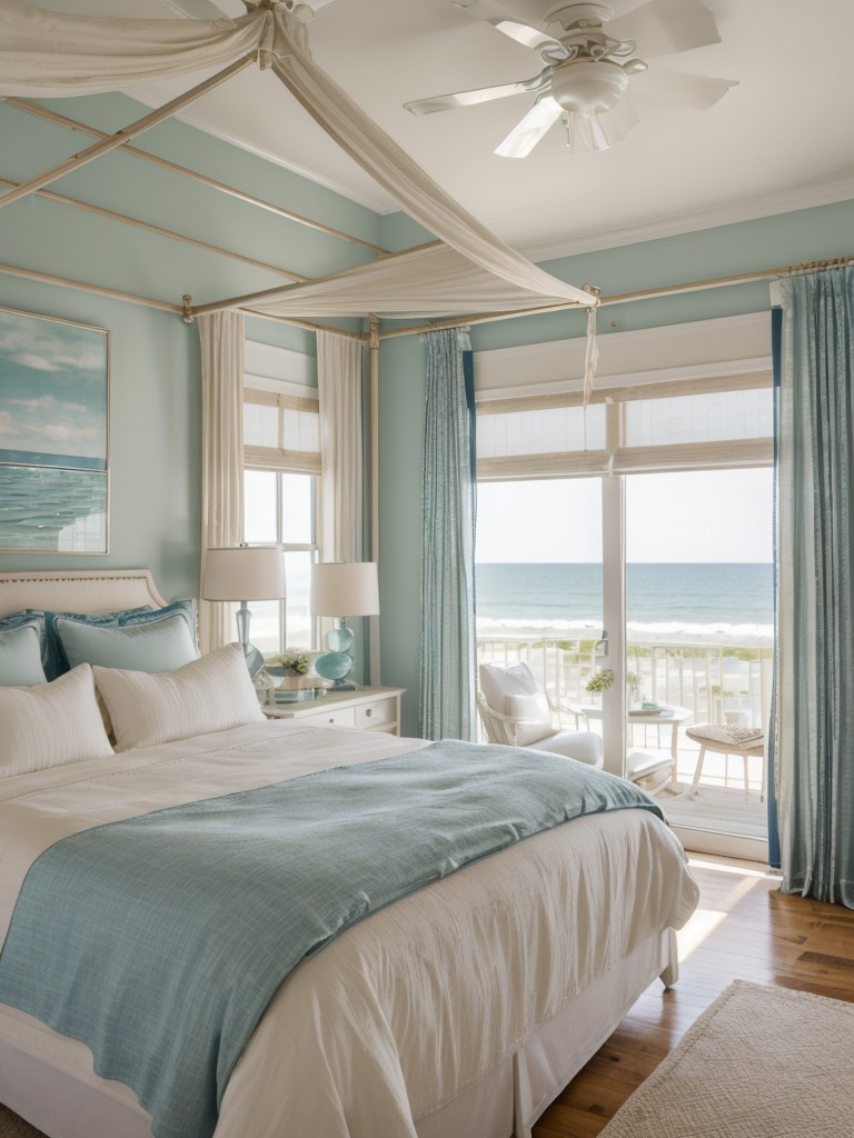 Coastal-Inspired Bedroom: Embrace Art Deco Glamour!