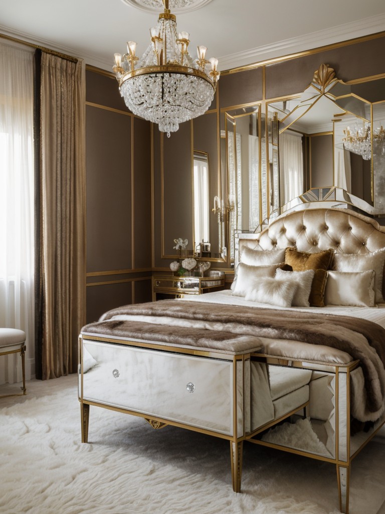 Create an Art Deco-Inspired Bedroom with Glamorous Hollywood Regency Style