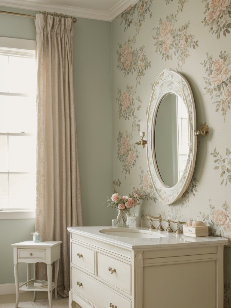 Vintage-Inspired Bedroom: Soft Pastels and Antique Accents