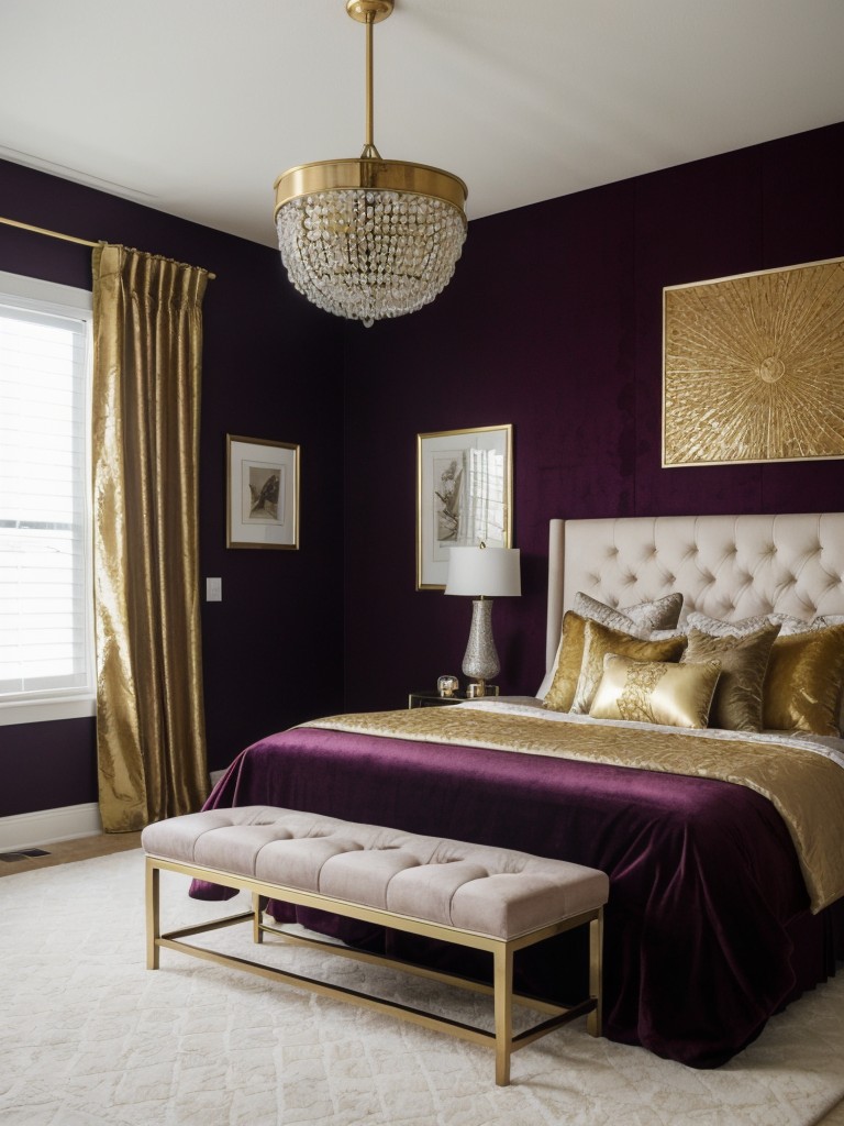 Luxe and Eclectic: Jewel Tones for a Dreamy Apartment Bedroom!