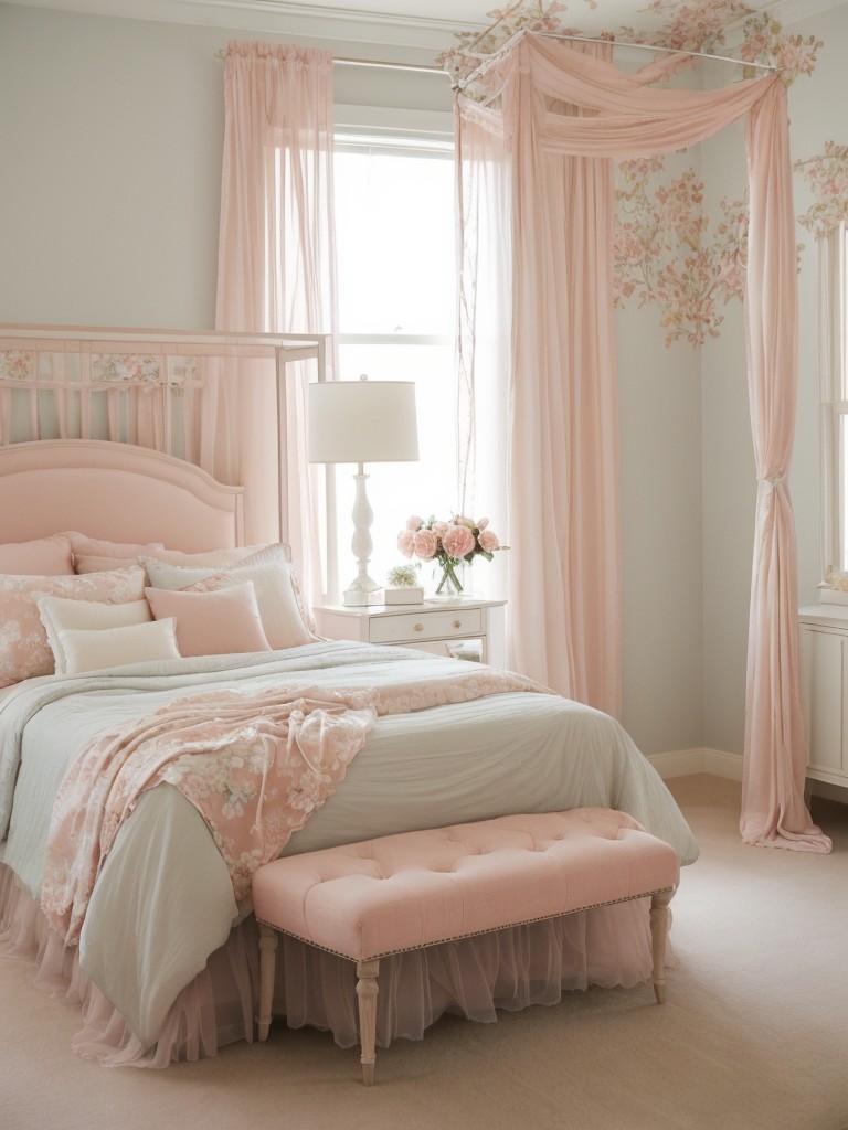 Dreamy Bedroom Vibes: Romantic Pastel Palette