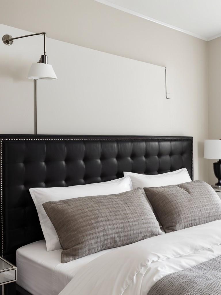 Chic Black and White Bedroom: Timeless Elegance