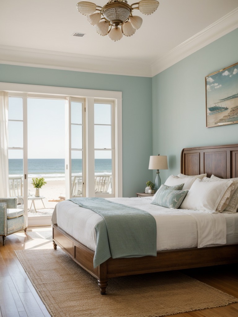 Coastal Art Deco: Vintage meets modern with seaside accents.