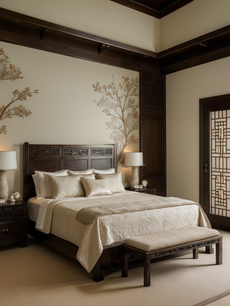 Asian-Inspired Bedroom Accessories for a Serene Space.