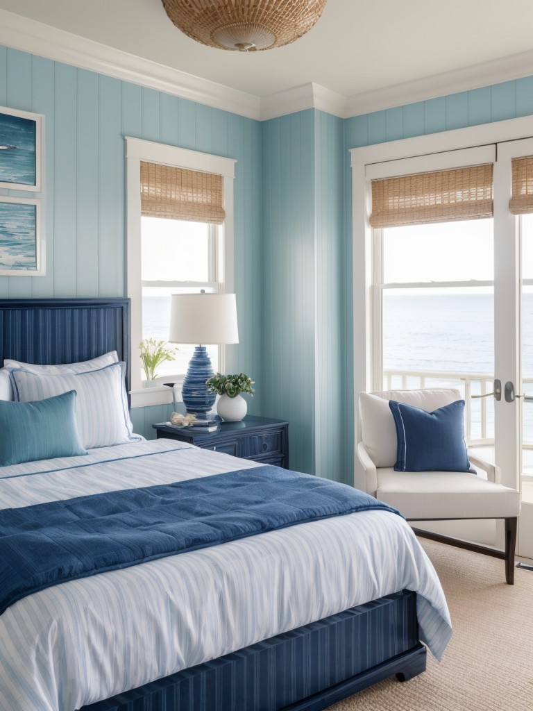 Ocean-inspired Apartment Bliss: Nautical Decor for a Serene Space