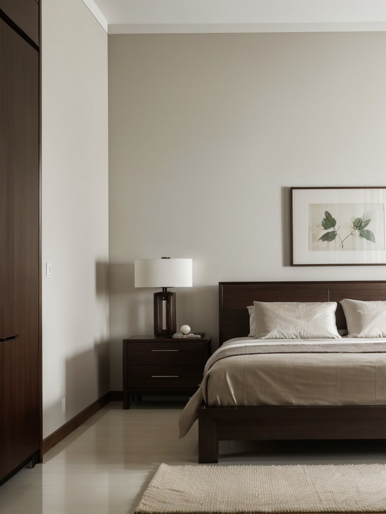 Minimalist Asian Bedroom: Serene Escape with Sleek Decor